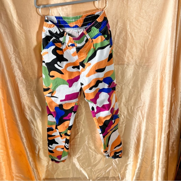 VIP Vintage Y2K Artsy Paint Drip Camo Joggers - Picture 2 of 4